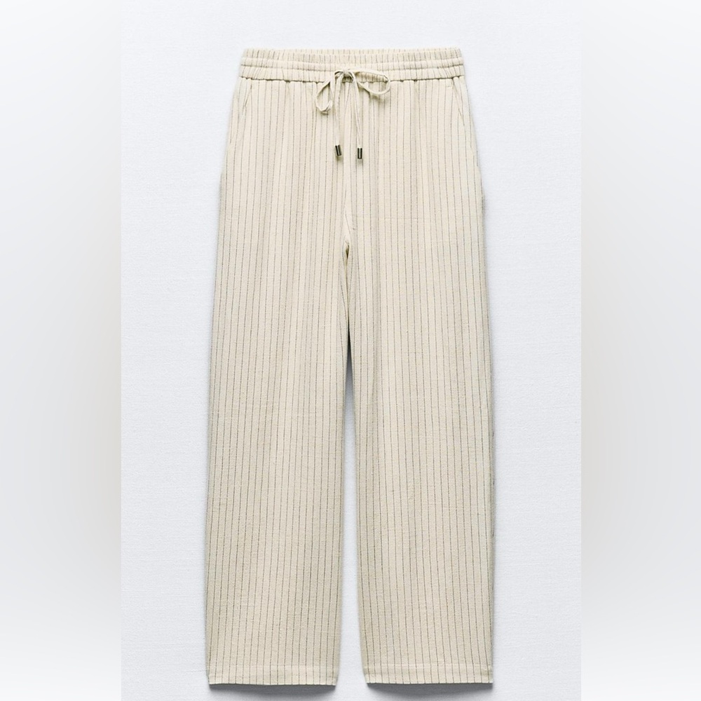 Zara linen pants size L